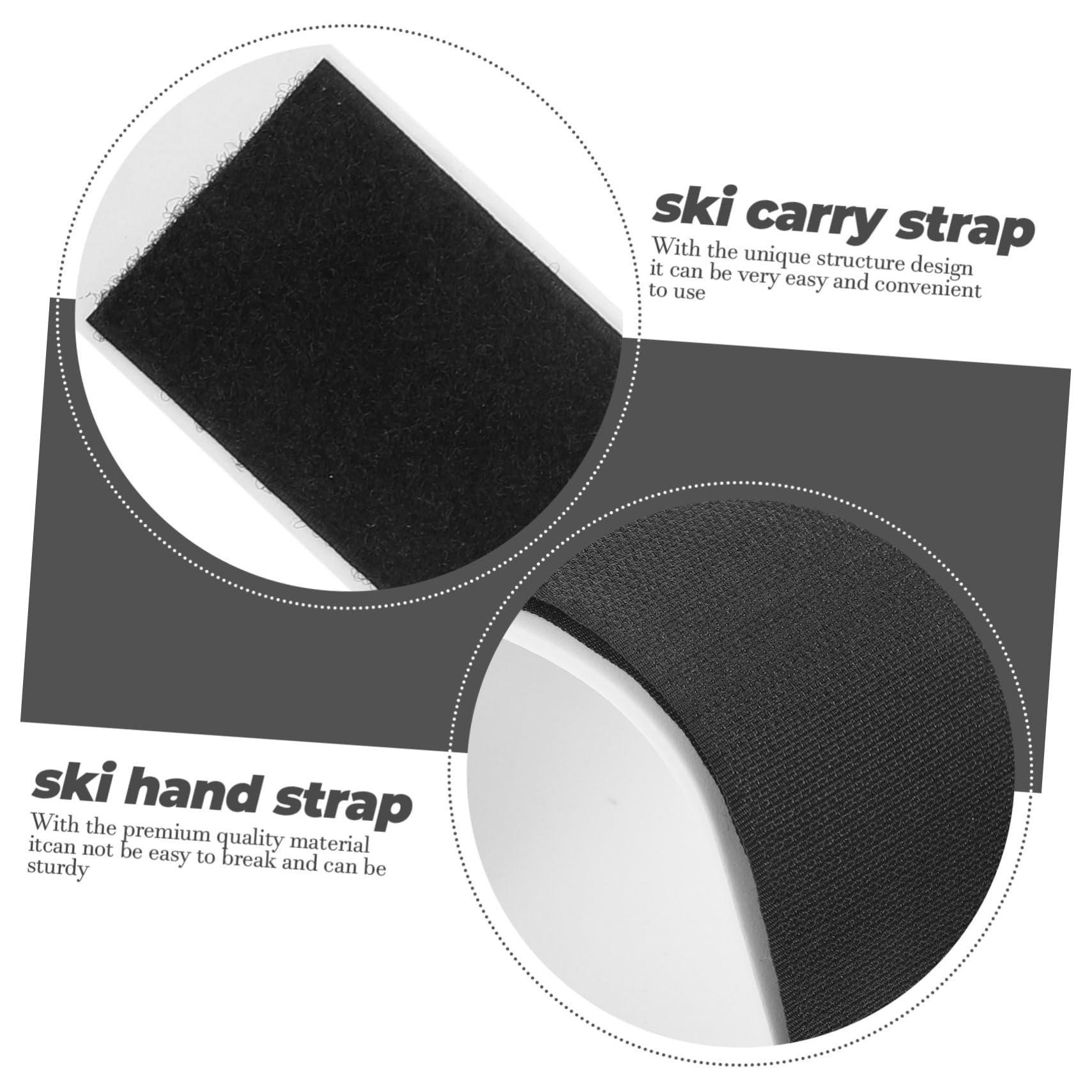 INOOMP 28pezzi Cinghie Fissaggio per Snowboard Regolabili e Resistenti Accessorio per Trasporto Attrezzatura Sportiva Protezione per Sci e Snowboard Durante Trasporto