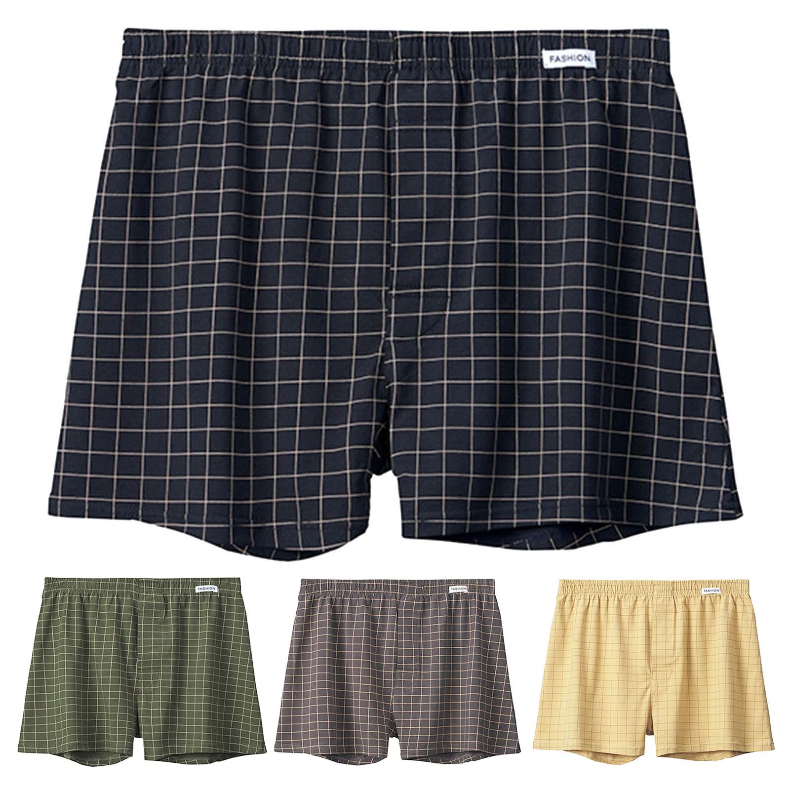 SRZYMJ Männer Boxershorts Unterhosen Männer Retroshorts Für Herren Boxershorts aus Bambusfaser, Unterwäsche für Herren, Bambusfaser-Boxershorts, Boxershorts aus Eisseiden