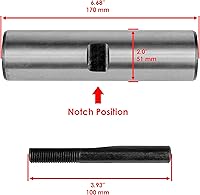 Vista 2 de Caltric Kit de pines King compatible con carcasa retroexcavadora 480D 480C 580C 580D 580D 580E 586E ranura central D103156
