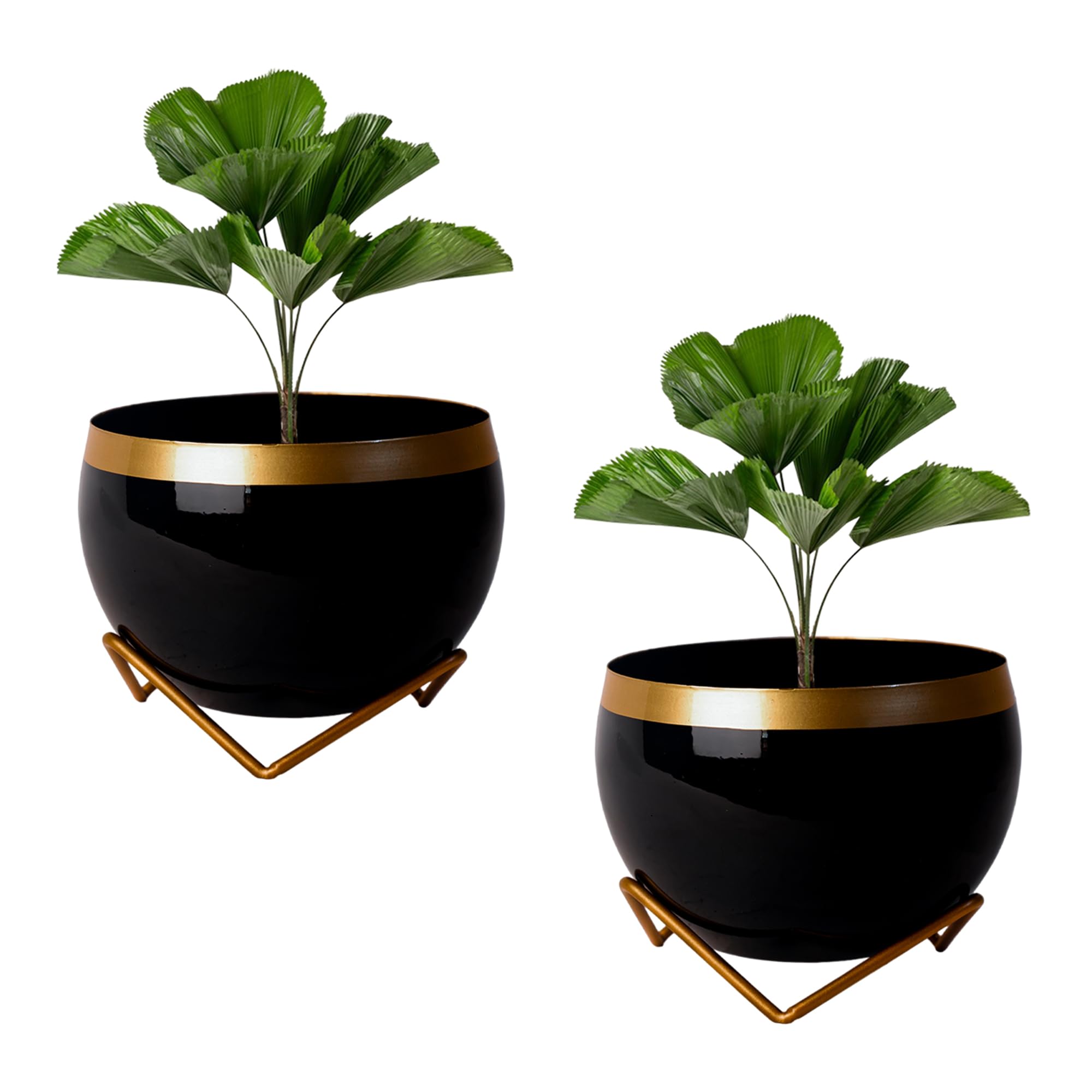 Metal Flower Vase Planter - Elegant Home Décor -10