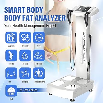 Digital Body Composition Analyzer - BMI Body Fat Muscle Mass Measurement Tool for Health Monitoring