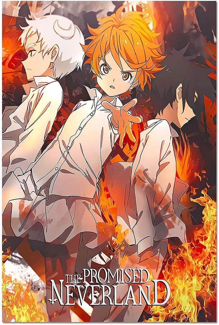 The Promised Neverland Poster, Neverland Anime, Season, Room Decor Posters, Wall Posters, Anime Room Decor, Album Cover Art Posters, Room Posters, Wall Poster, Anime Posters, Frameless, 12 X 18 Inch