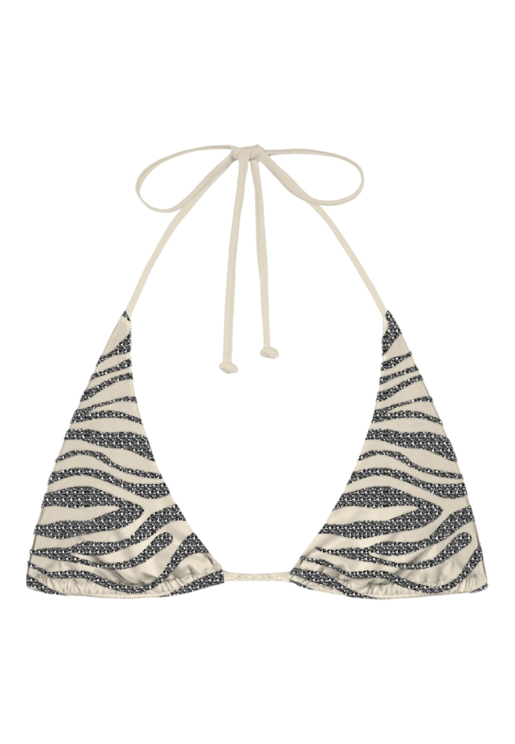 Saint Barth Mc2 Donna Bikini Pezzo sopra GUIA003 Poliammide Beige M