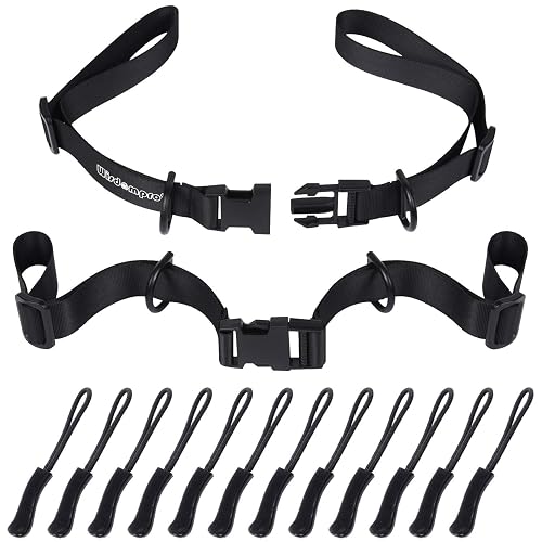 Wisdompro 2 Pack Backpack Chest Straps