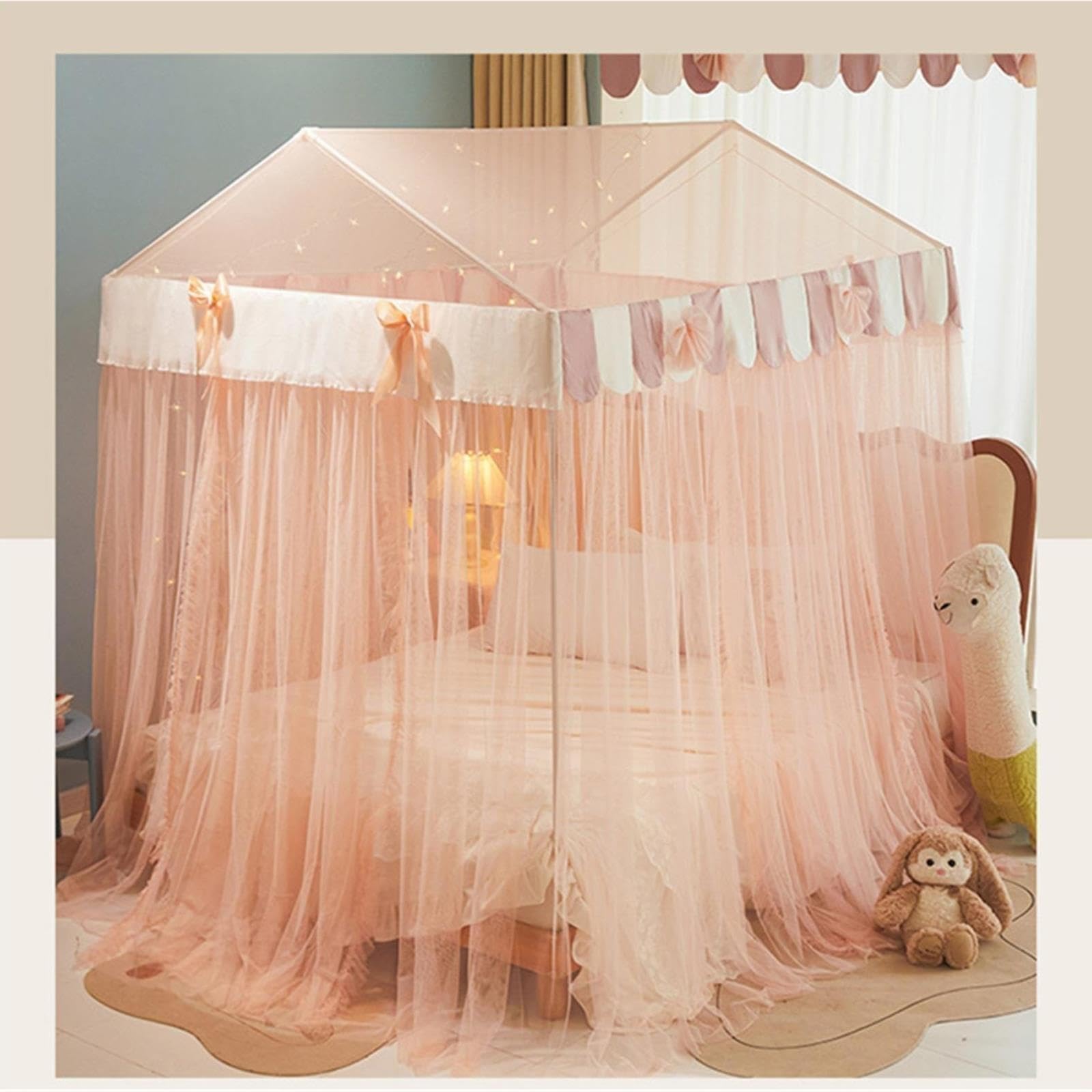 Moustiquaire for Petite Maison de Style Princesse avec Support