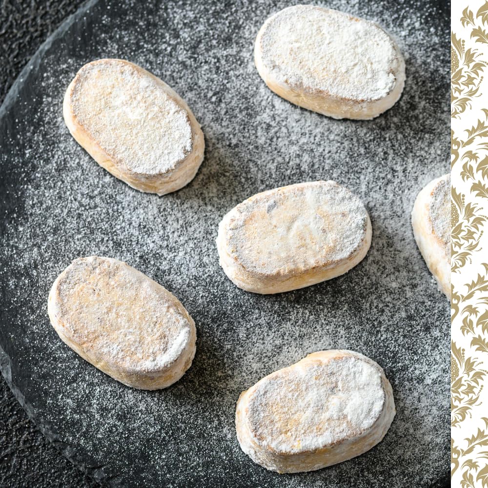 DOÑA JIMENA - Polvorón Excellence, Calidad Suprema, Típico Dulce Navideño, Polvoron Almendra, Exquisitos, Receta Artesanal, 370g