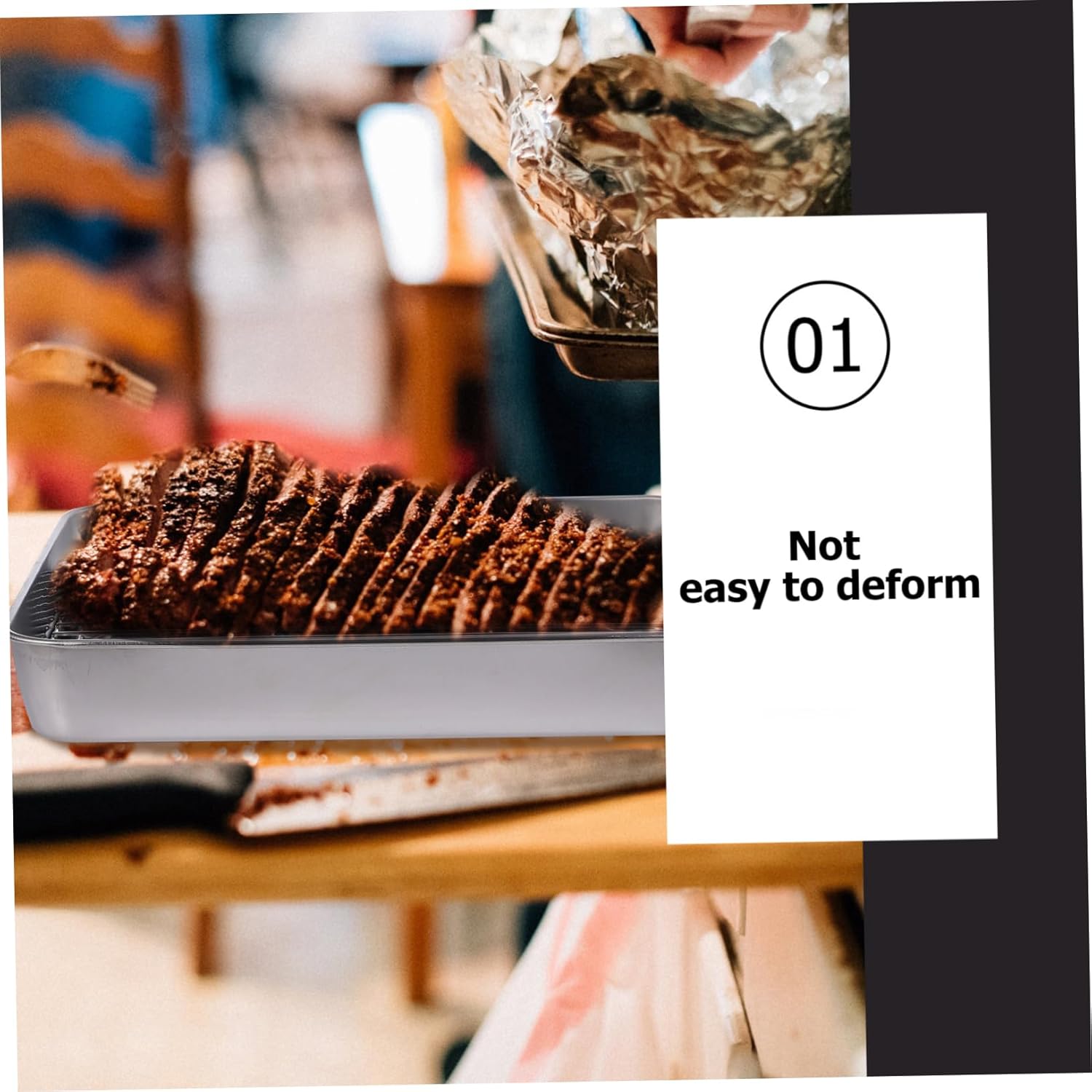 Easy Clean Stainless Steel Baking Pan Multifunctional Kitchen Baking Plate Net Rack Draining Steaming