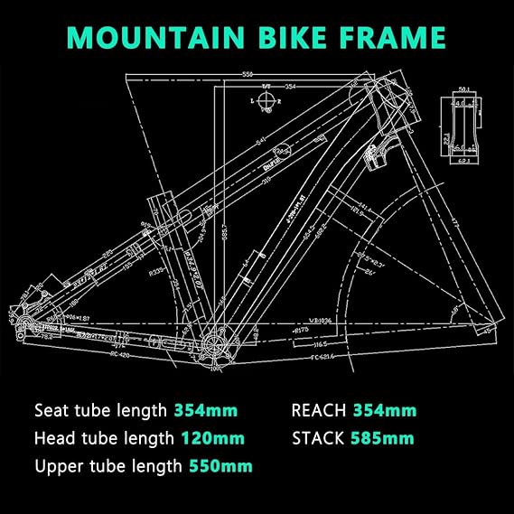 26/27.5er Hardtail Mountain Bike Frame 14