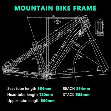 26/27.5er Hardtail Mountain Bike Frame 14