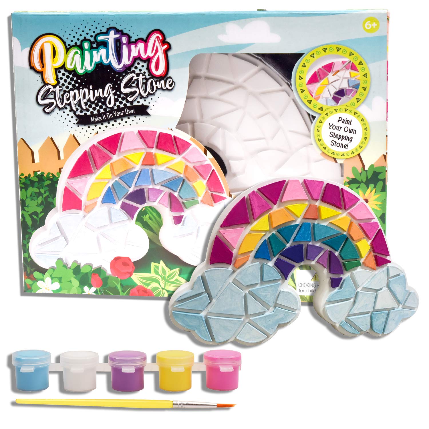 Buy Eduzoo Paint Your Own Stepping Stone Art and Craft Painting Kit