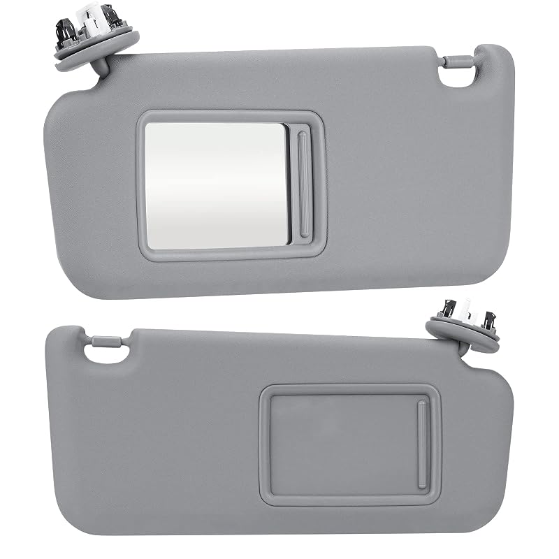 Par de Para-Sóis Cinza para Toyota RAV4 2006 a 2013, Lado Esquerdo e Direito, Youxmoto