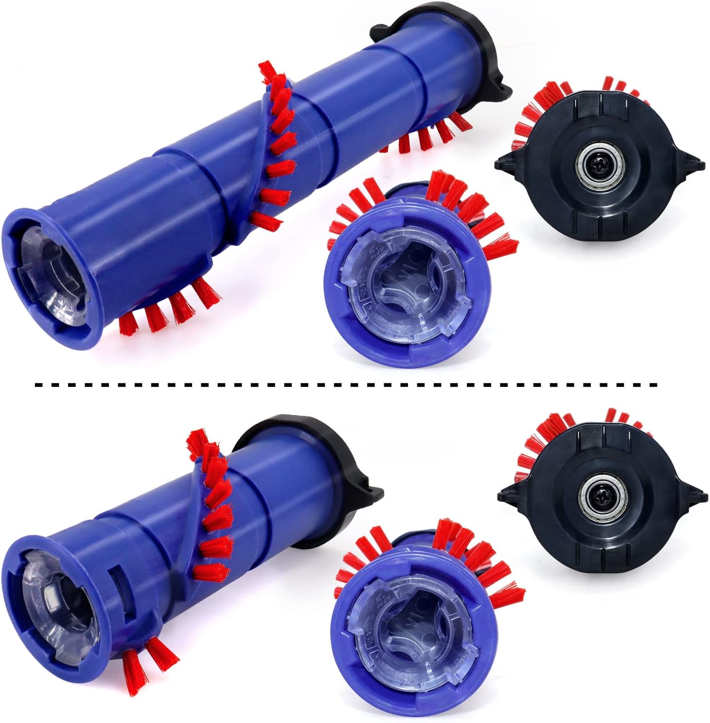 Roller Brush Bar Brushroll for Dyson DC65 DC66 Robotic Vacuum Cleaner, Brush Roll Bar Replacement Part No. 966098-01