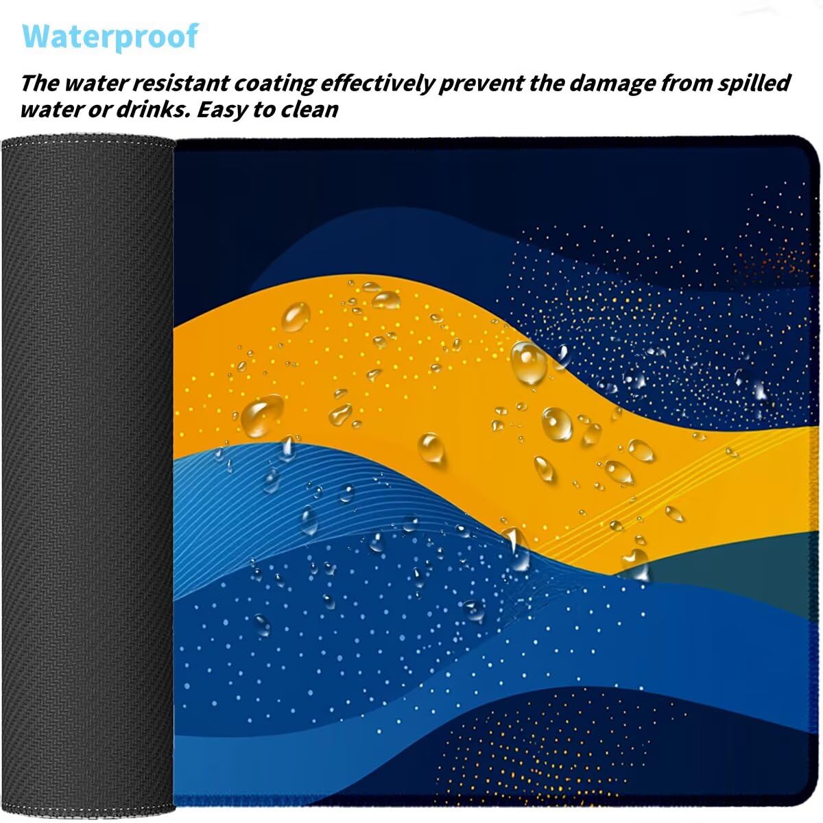 Podkładka pod mysz XXL 1200 x 600 mm nowoczesna abstrakcyjna podkładka pod mysz dla graczy wodoodporna podkładka pod mysz z gumową podstawą antypoślizgowa podkładka do gier biurowa podkładka pod mysz
