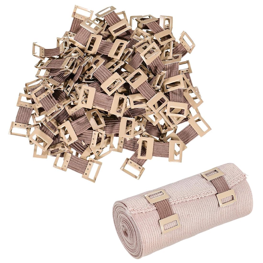 50 mollette per bendaggio, pinze per bende elastiche, pinze per bende