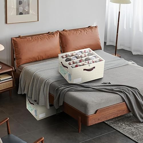 Miniatura 8 de VERONLY Caja organizadora de zapatos grande para armario, contenedores de almacenamiento ajustables para zapatos, contenedores plegables para