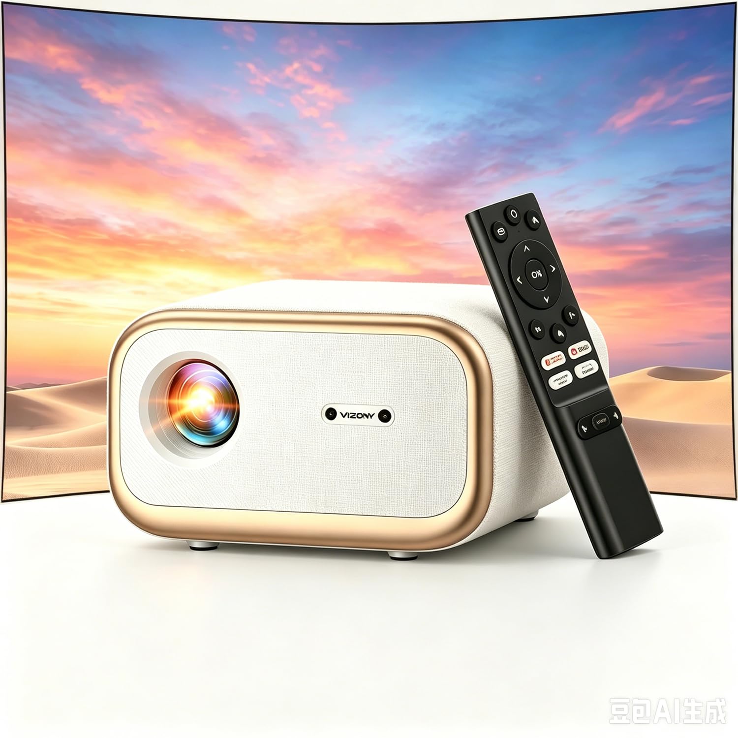 VIZONY FHD 1080P Projector 4K Support, 800ANSI 5G WiFi Bluetooth, Outdoor With Full-Sealed Engine/Electric Focus/4P4D/PPT/Zoom, Home Movie Compatible W/iOS/Android/PC/TV-image-42