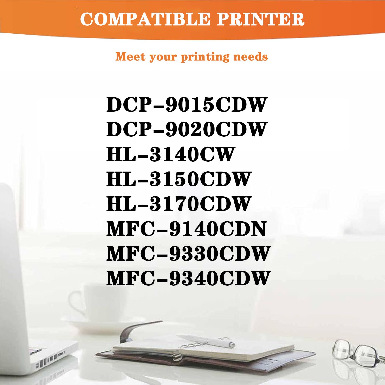 WT-220CL Contenedor De Tóner Residual Compatible para Brother DCP-9015CDW DCP-9020CDW HL-3140CW HL-3150CDW HL-3170CDW MFC-9140CDN MFC-9330CDW MFC-9340CDW 1Pack
