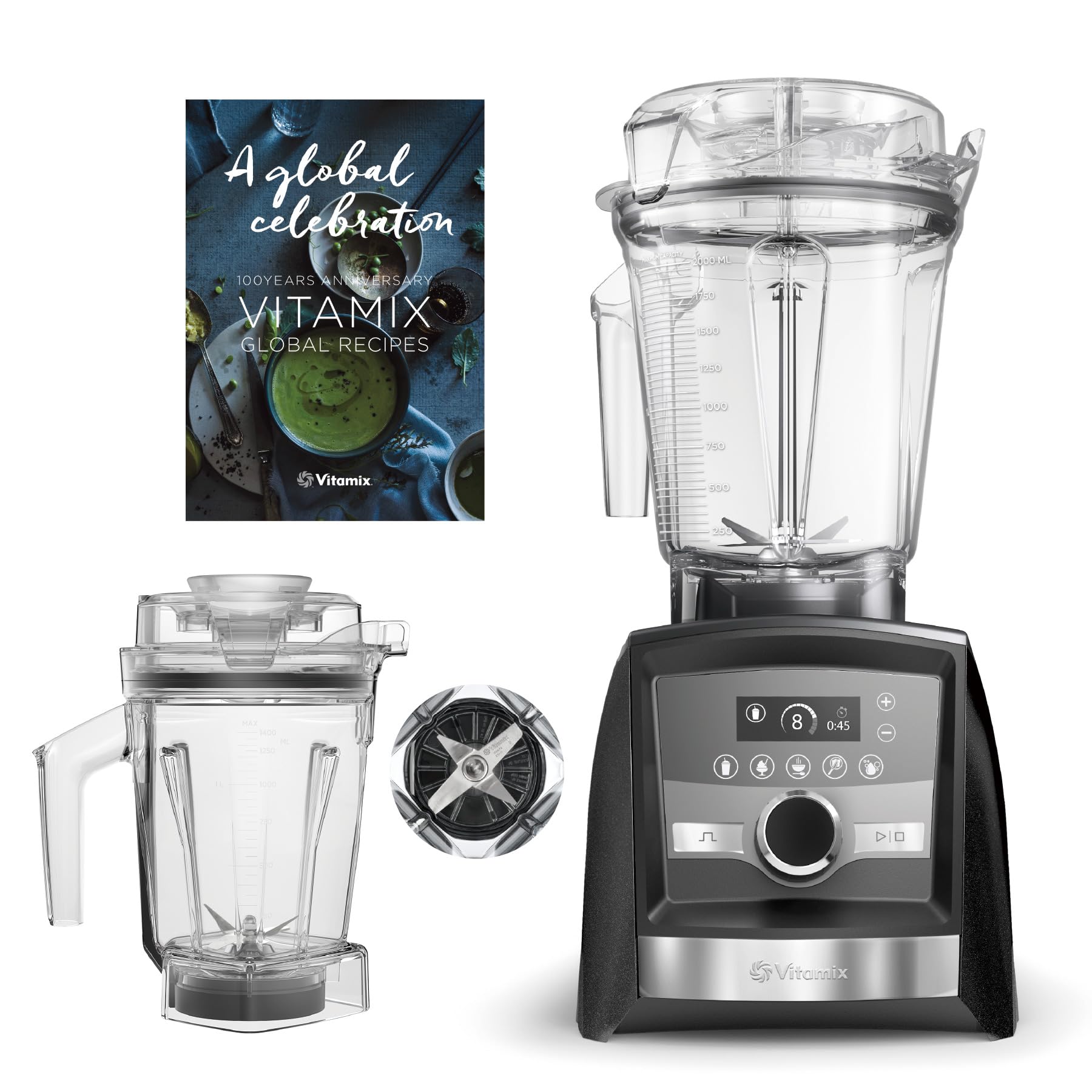 Amazon | 【公式】Vitamix A3500i グラファイト ミキサー 1.4L ドライ