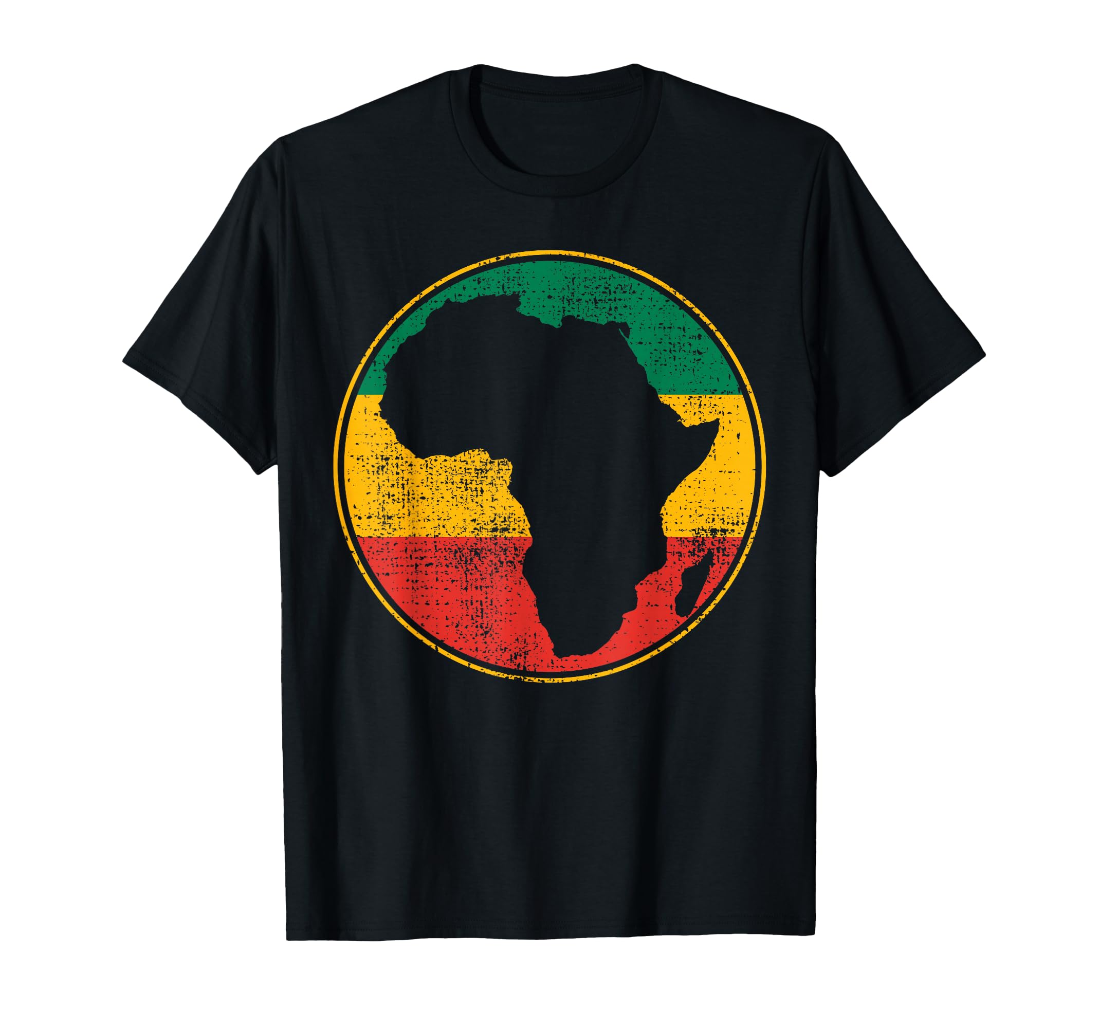 Africa Vintage Retro Map Tanzania Namibia Kenya T-Shirt