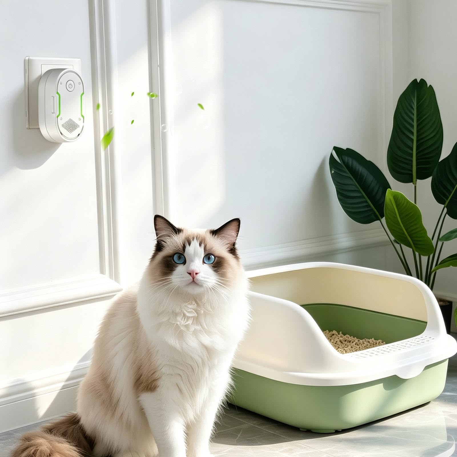 Désodorisant Parfumé pour Litière Purificateur D'Odeur D'Urine d'animaux À | Désodorisant Électrique Litière Convient À Maison Bureau Chambre Appartement Salon
