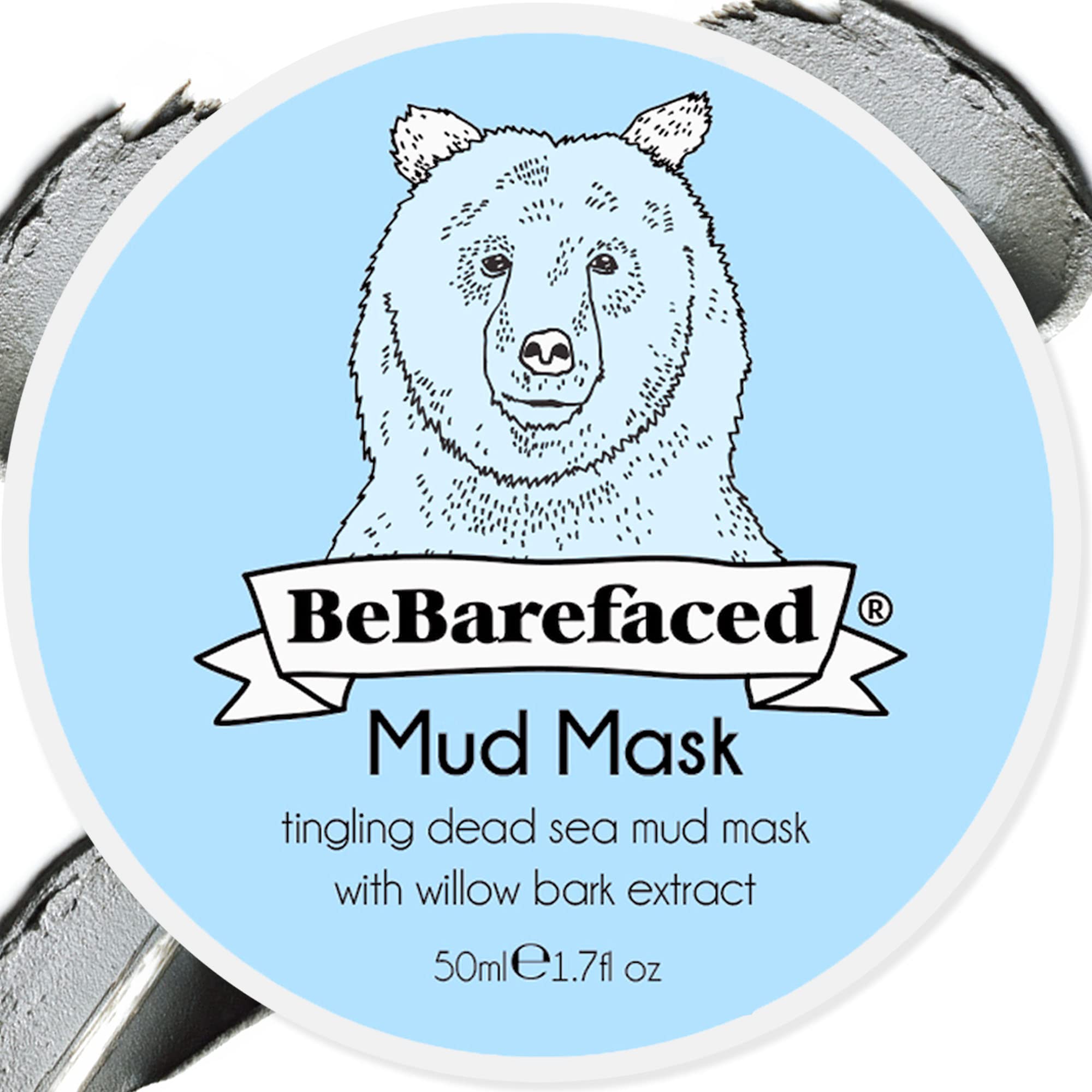 BeBarefaced 100% VEGAN Face Care Mask with Salicylic Acid and Dead Sea Mud - Facial Mask - Face Masks Beauty - Clay Mask -...