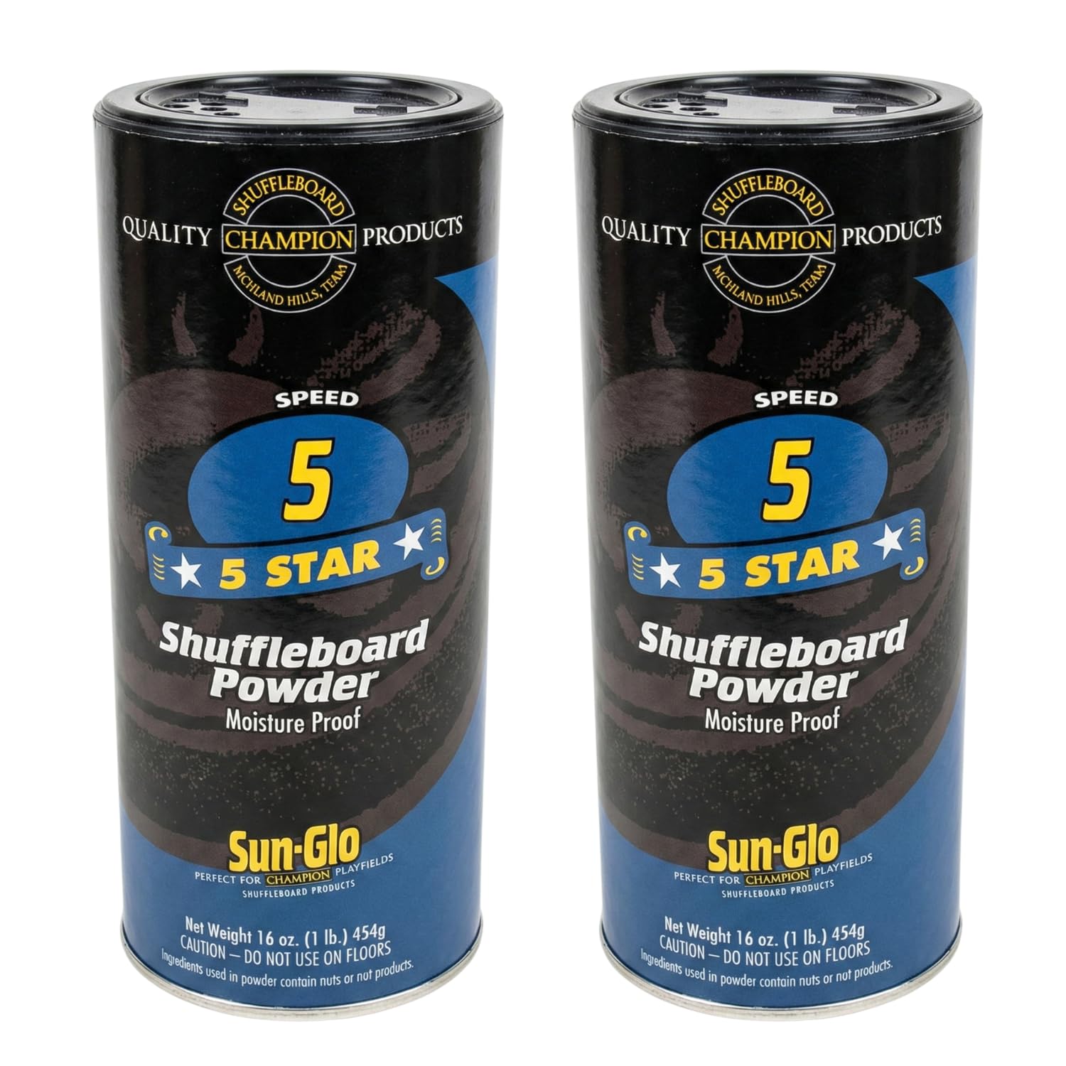 Sun-Glo #5 Speed Shuffleboard-Pulverwachs, Doppelpack