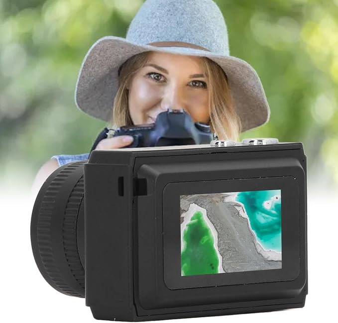 Cámara digital compacta portátil Pomya 1080P HD con lente gran angular miniatura 5