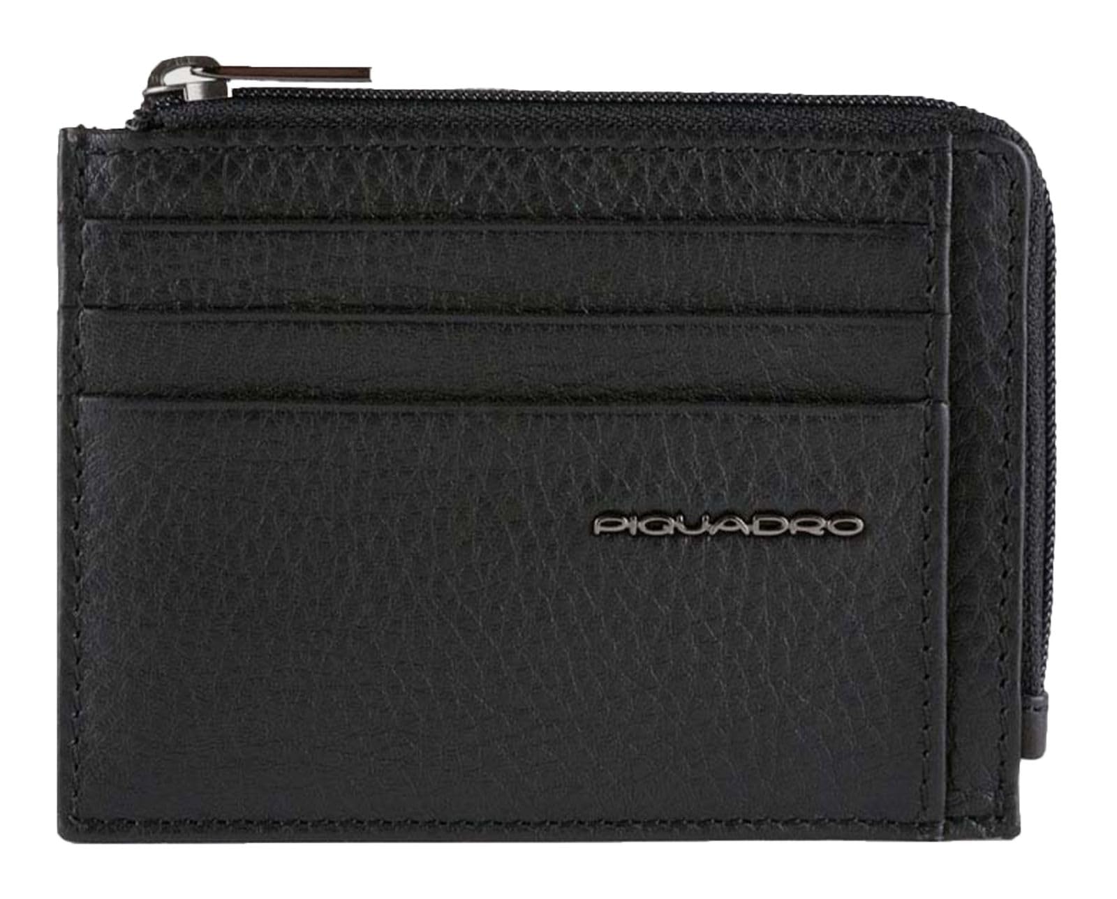 PIQUADRO Modus Porta carte di credito in pelle
