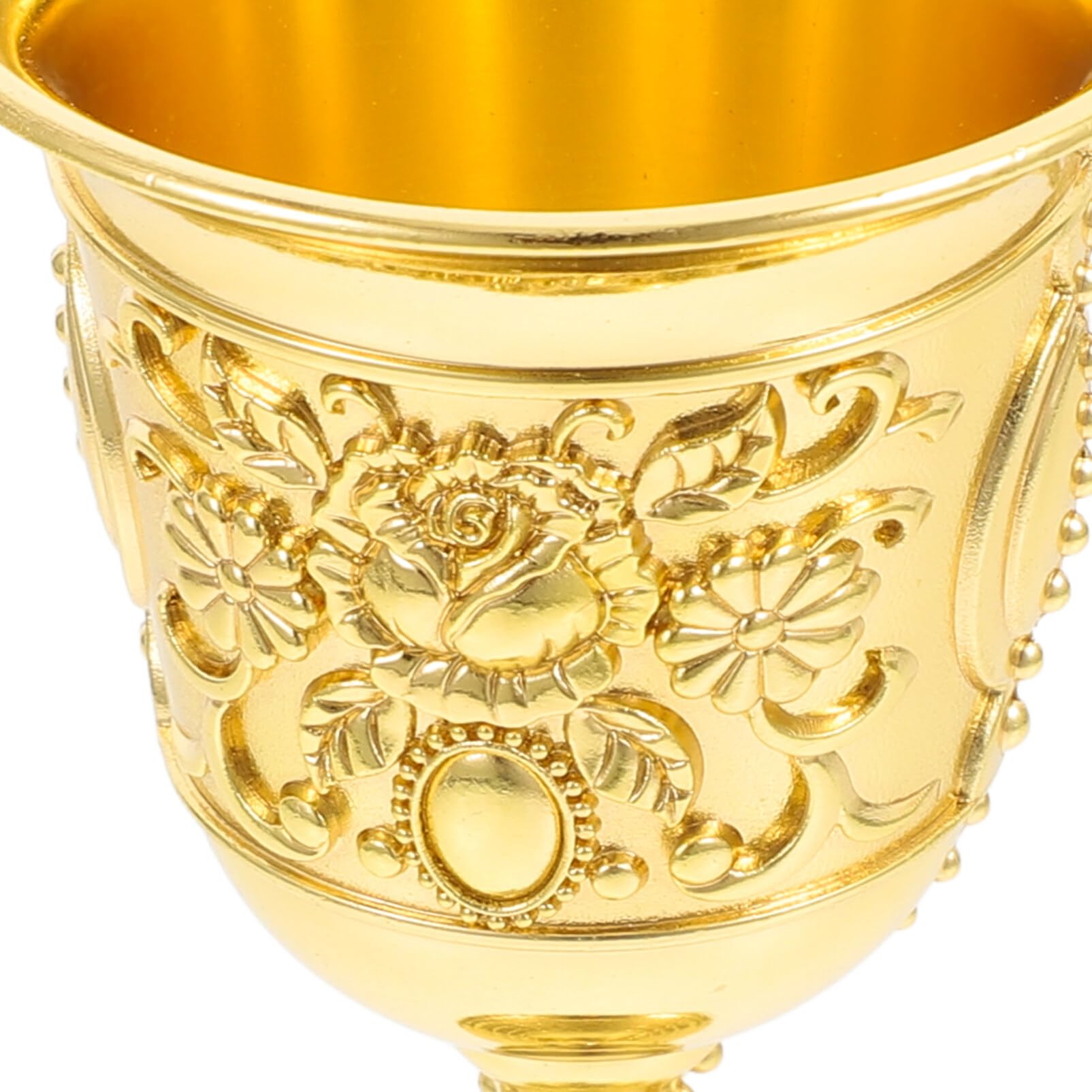 ヴィンテージゴブレット　アンティーク聖杯　宮殿風置物　銀色 豪華な杯 Amazon.co.jp: ABOOFAN ヴィンテージ 聖杯 ゴブレット 聖体拝領