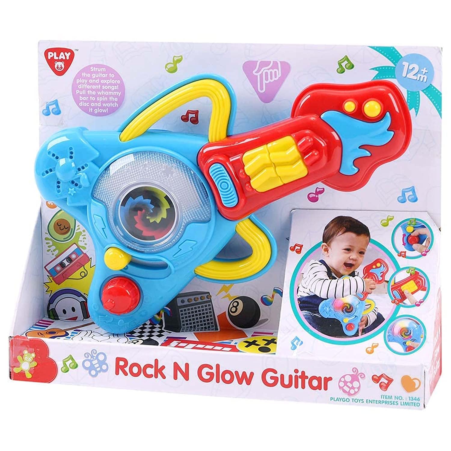 PlayGo Rock N Glow Guitar B/O