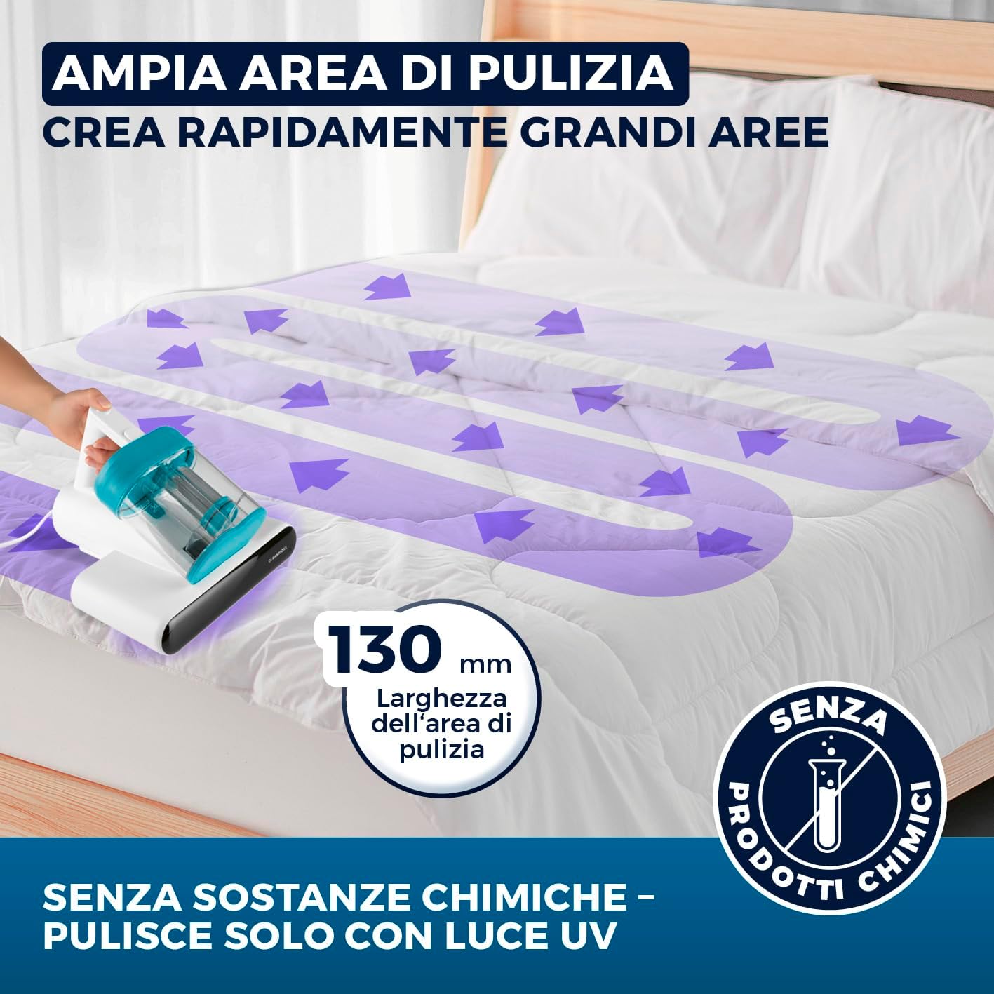 CLEANmaxx wide cleaning area