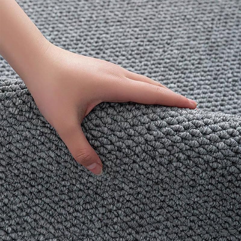 Tapis moderne gris 200x300 robuste pour chambre d'enfant