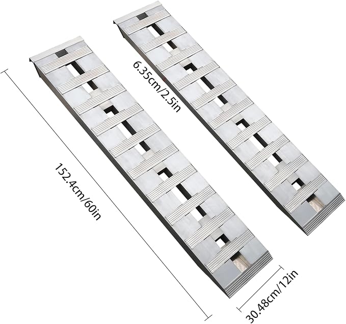 Rampas de Aluminio para Trailer 60" x 12" 6000 lbs miniatura 3