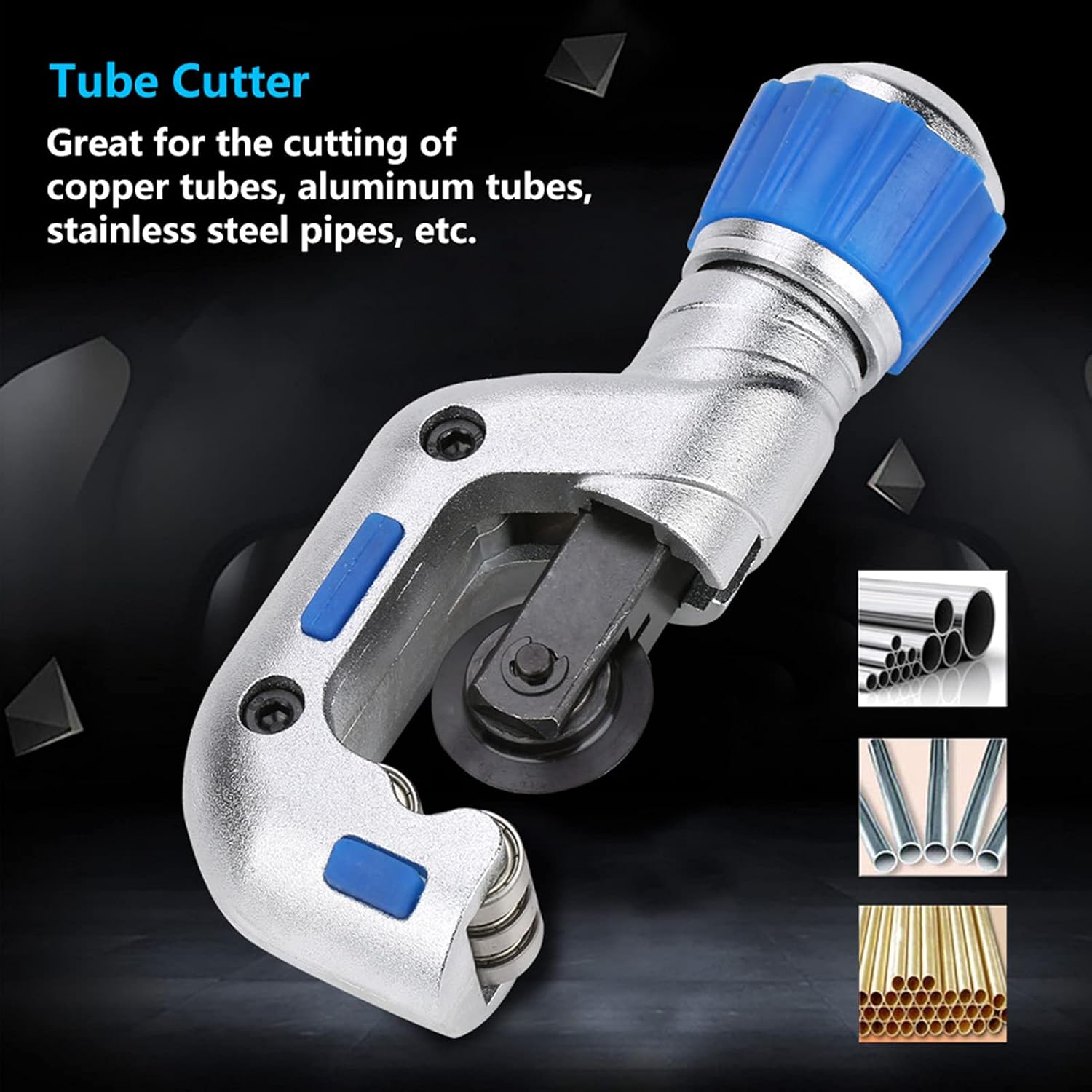 Ball Bearing Pipe Cutter Tool, 4-32mm/5-50mm Heavy Duty Metal Pipe Cutter With Deburring Tool, Aluminium Alloy Ball Bearing Pipe Cutter Tube Cutting Tool for Stainless Steel