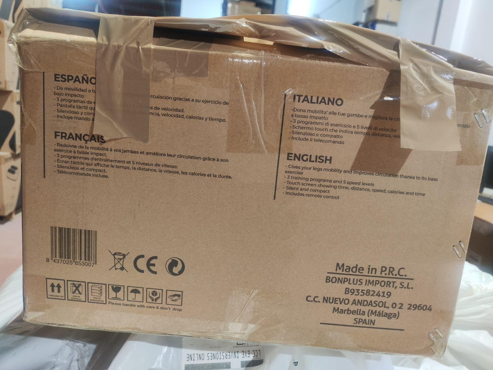 Mini Ellittica | Bidirezionale | Pedaliera Riabilitazione | Telecomando | Schermata velocità e calorie | Mini Cyclette | 3 Programmi Automatici | 60W