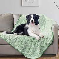 Vista 15 de Stuffed Manta suave de alta calidad lavable para perros, manta de gato de 40 x 32 pulgadas para gatos de interior, artículos esenciales para Gris