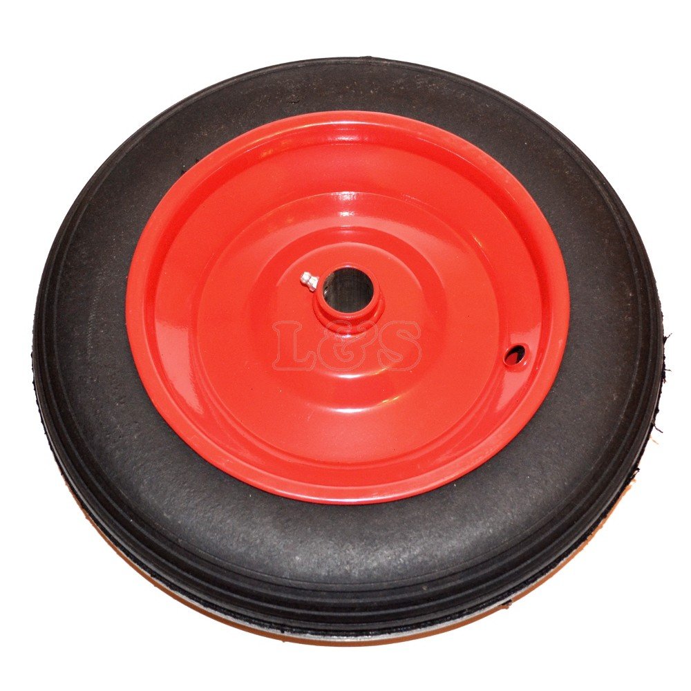 Barrow Wheel 13" Solid Tyre, 1" Bore
