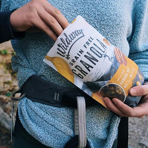 Miniatura 9 de Wildway Vegan, sin gluten, granola sin cereales, sal marina de chocolate oscuro, 8 oz, paquete de 3
