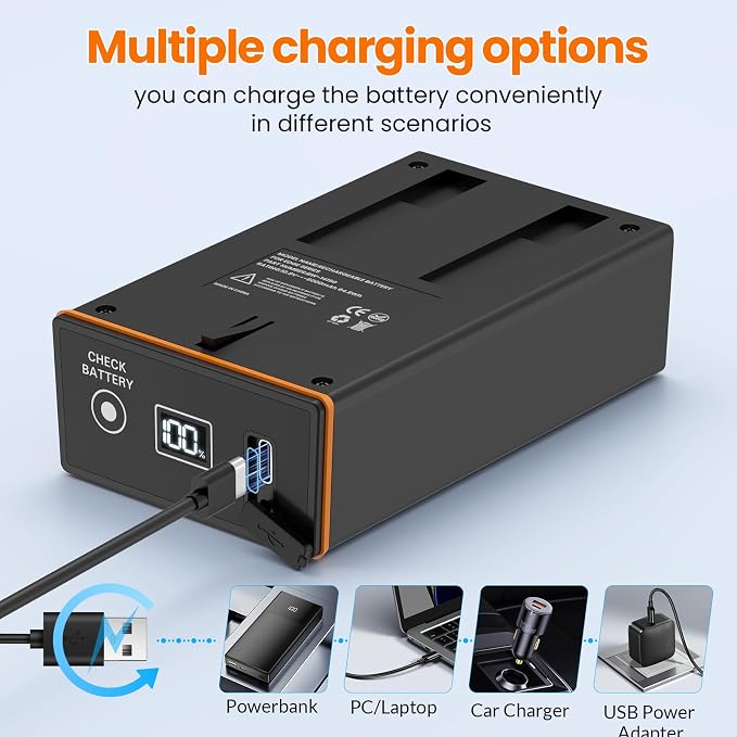6000mAh Pack de Batería Recargable para Moultrie Edge 2 Pro 3 miniatura 6