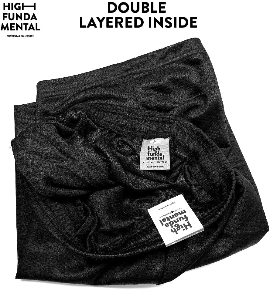 Men's Athletic Mesh Shorts with Drawstring 2 Pockets Gym Workout Wear Basketball Shorts 8" Inseam, 3 Pack - Image 5