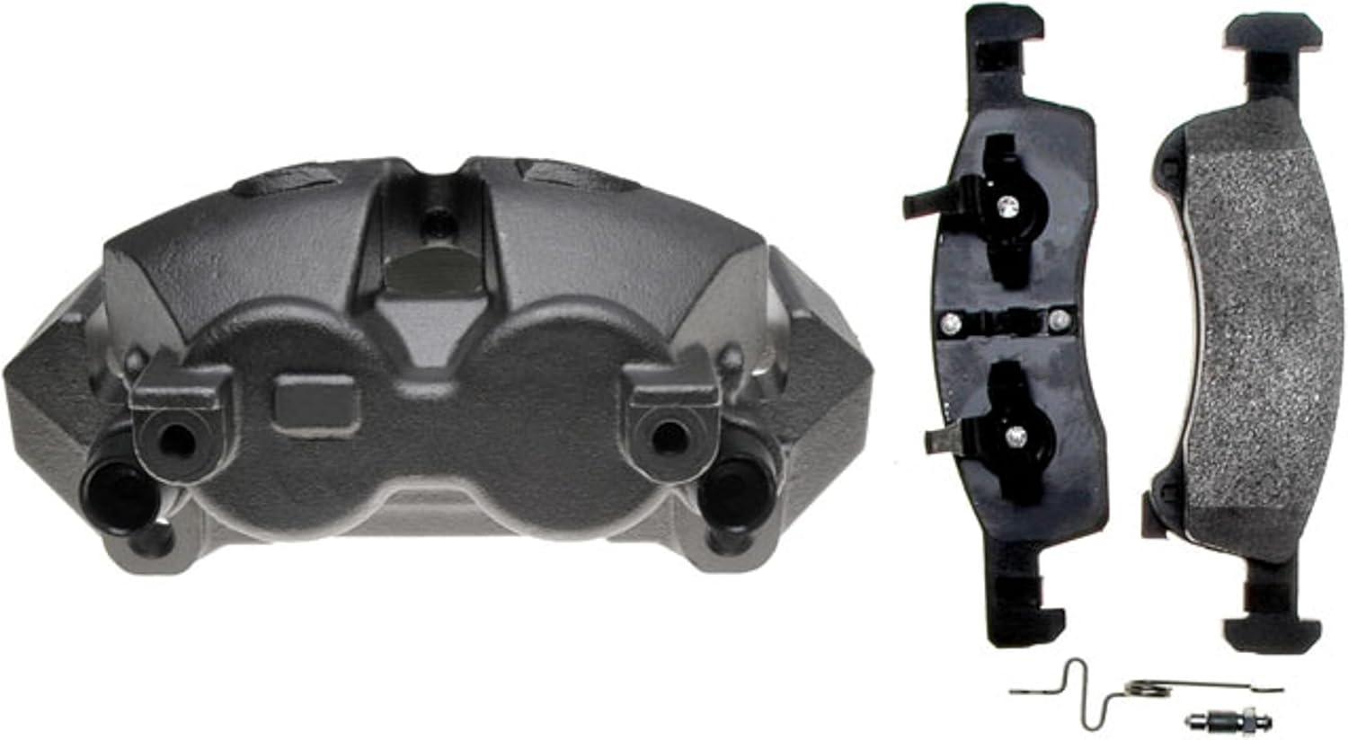ACDelco Gold 18R2082 (19156818) Front Driver Side Disc Brake Caliper Assembly with Semi-Metallic Pads (Loaded Non-Coated)