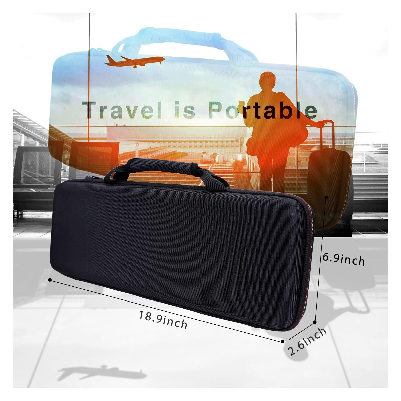 Borsa per Tastiera Custodia rigida for tastiera controller MIDI in EVA, a 32 tasti, custodia protettiva for trasporto solo