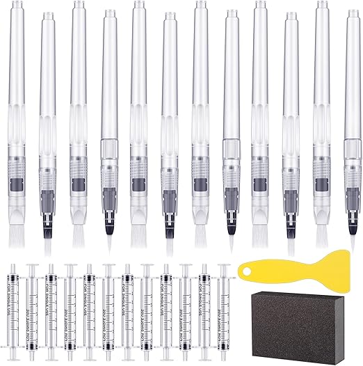 BBTO 26 Pcs Touch Up Paint Pen Refillable Wall Repair Kit Fillable