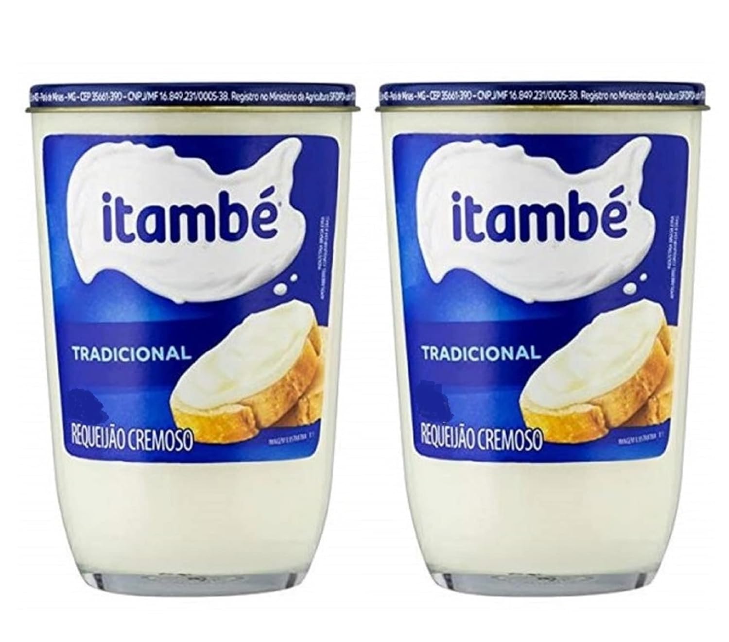Requeijão PACK OF 2 | Itambe Cream Cheese | Cream Cheese | Requeijao Tradicional | PACK OF 2