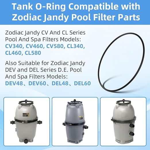 Junta tórica para filtro Zodiac Jandy R0357800 miniatura 3