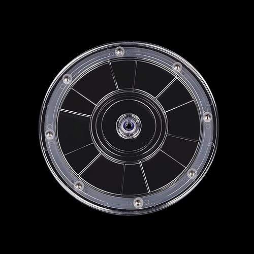 Miniatura 4 de MECCANIXITY Soporte giratorio de 8 pulgadas con rodamientos de bolas de acero, base giratoria Lazy Susan para gabinetes de esquina de cocina,