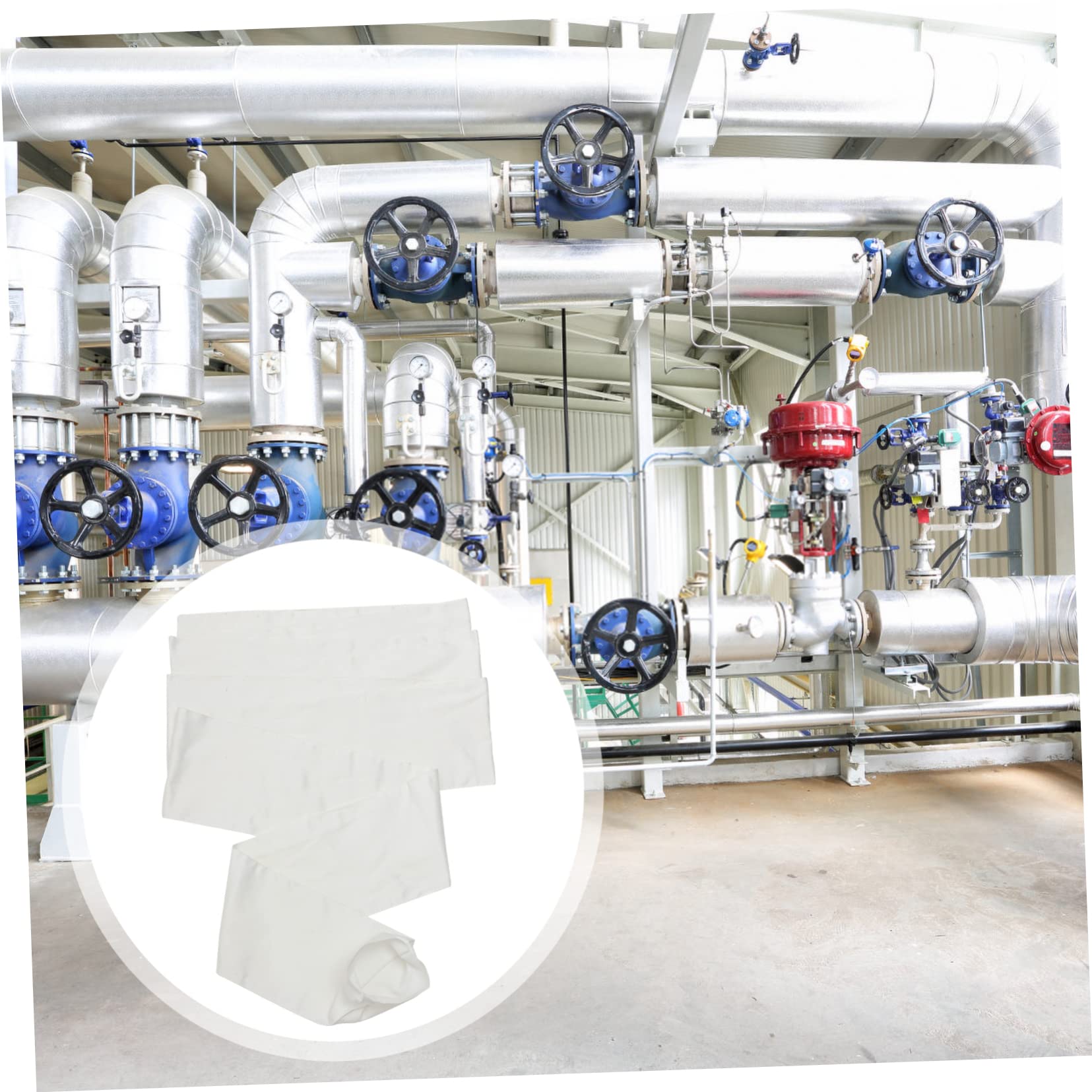 Professionelles Filterbeutel Tuch 729 Rund Polyester für Industrie