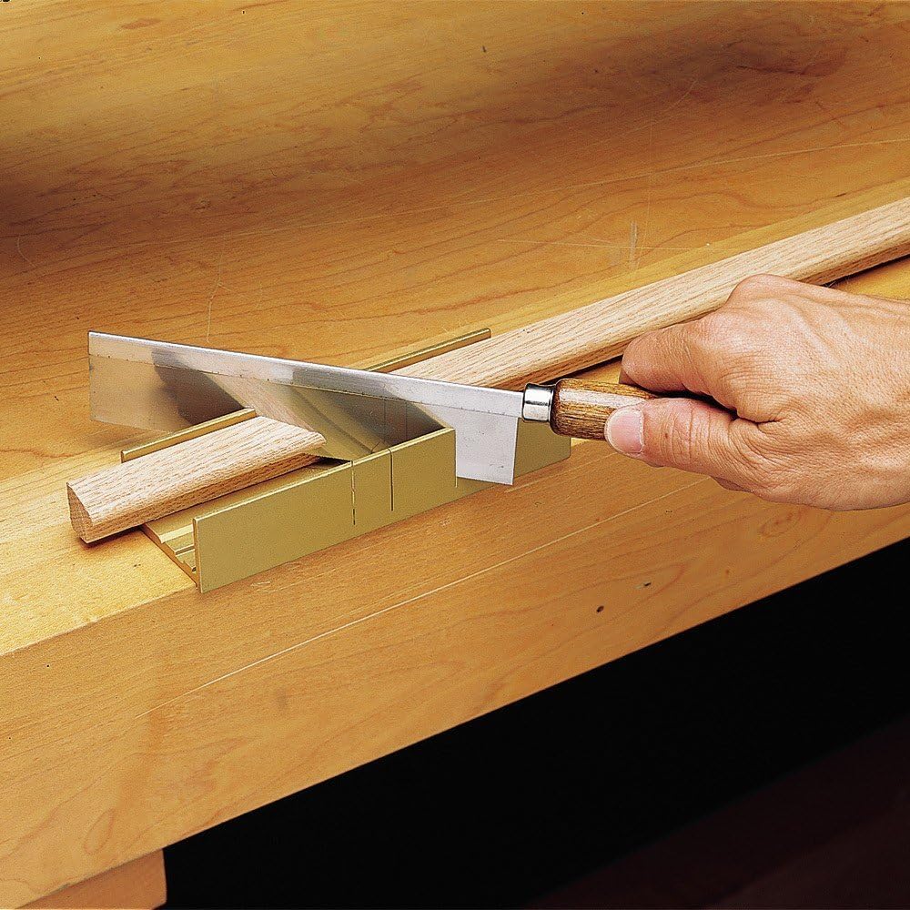 MITRE BOX & UNIVERSAL RAZOR SAW SET - ALUMINUM