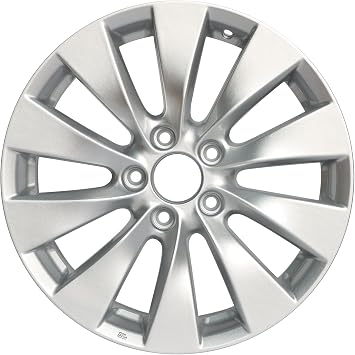 17x7.5" 17 Inch OEM Design Wheel Rims Fits for 2013 2014 2015 Honda Accord Silver Factory Wheel Replacement Rim 42700T2AA92 42700T2AA91 T2A17075B, Direct Fit