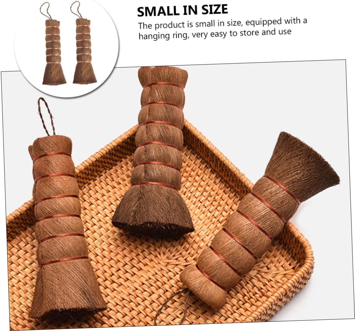 Gatuida 6pcs Teaware Tray Cleaning Brush Thin Scrub Brush Soft Scrub Dish Scrubber Kitchen Tools